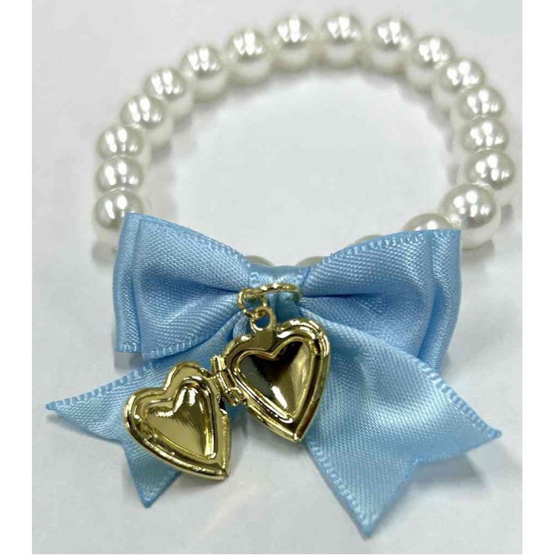 ｆａｖ　ロケット付ブレスレット　青