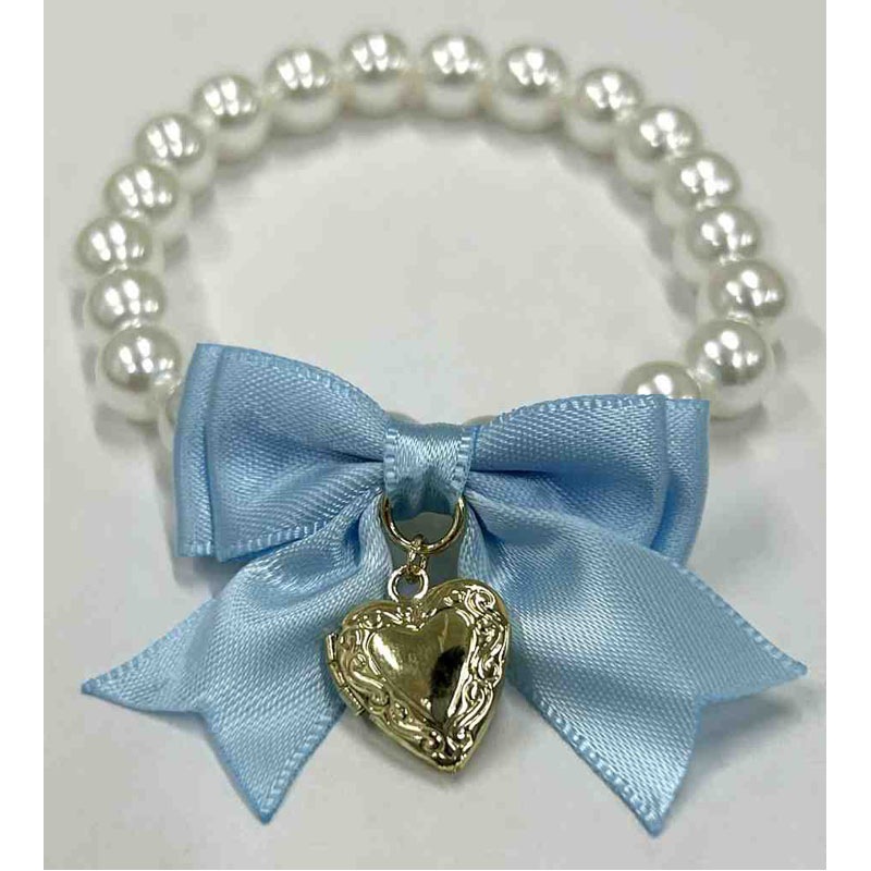 ｆａｖ　ロケット付ブレスレット　青