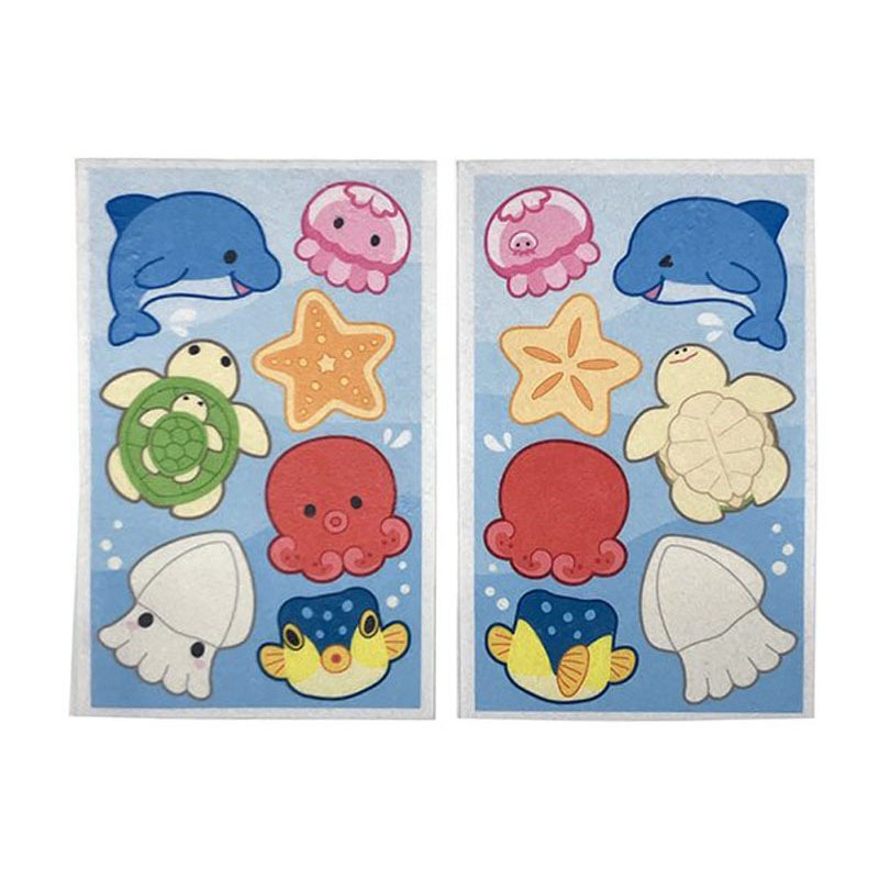 プリントフェルト　海のなかまたち　　