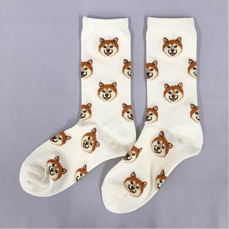 柴犬くん☆骨 デザインソックス婦人 柴犬柄【公式】≪1個からお届け≫Can☆Doネット