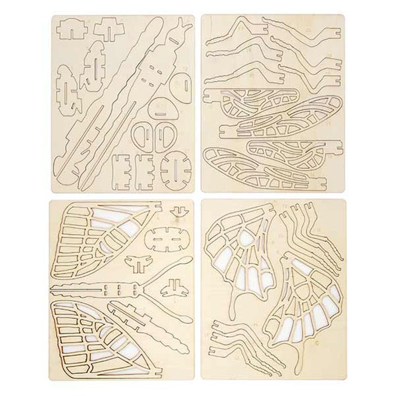 ウッドパズル（とんぼ・ちょうちょ）【公式】≪1個からお届け≫Can