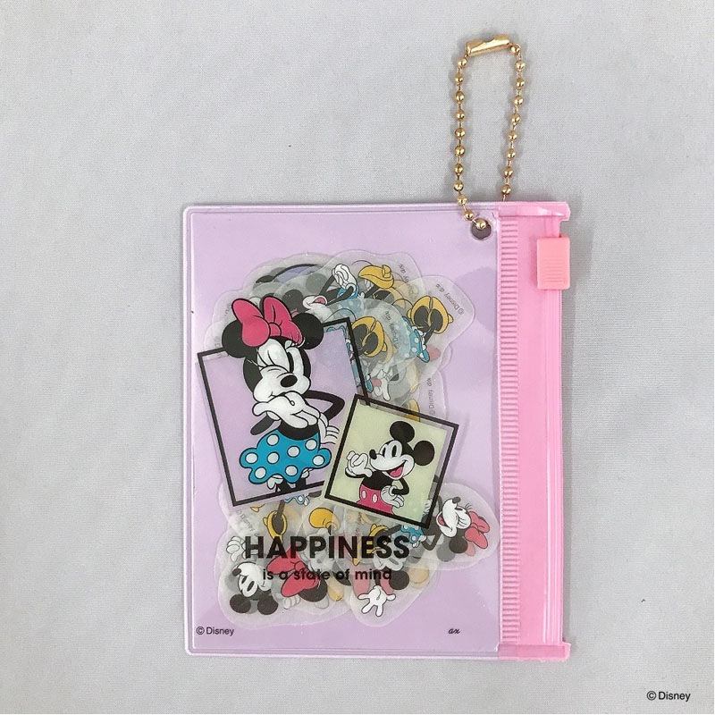 ディズニー／ミニーマウス ミニポーチ入りシール【公式】≪1個からお