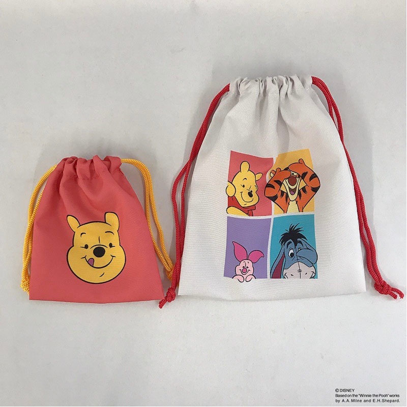 希少 くまのプーさん 巾着ポーチセット ポップ付き かわいい 数量限定】ディズニー／くまのプーさん 巾着セット【公式】≪1個から