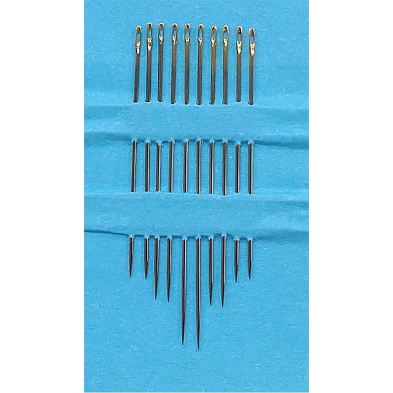 手縫い針セット　普通地用　１０Ｐ