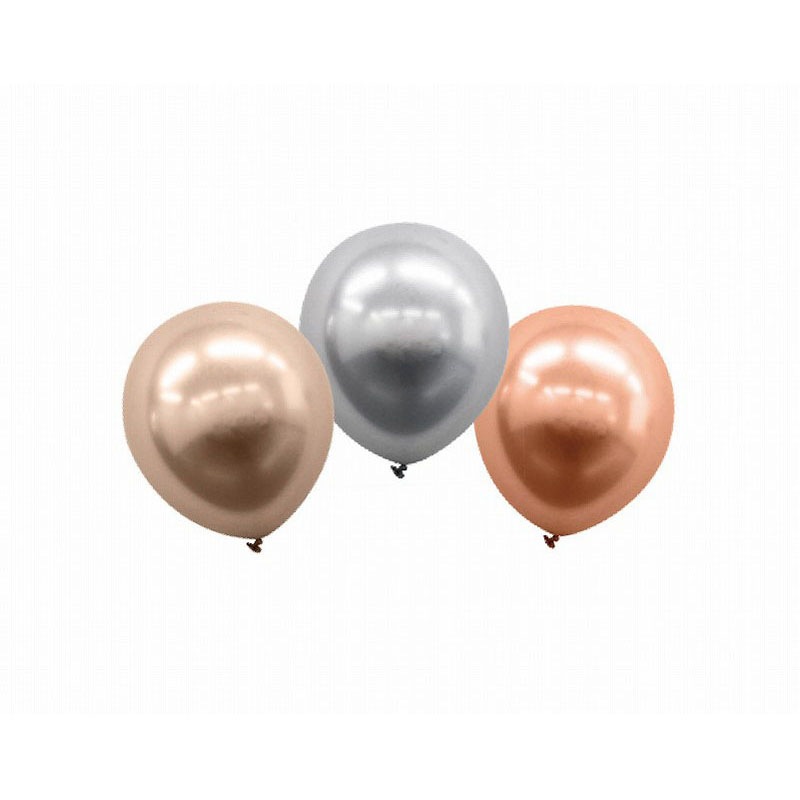 メタリックカラーバルーン９インチ８Ｐ