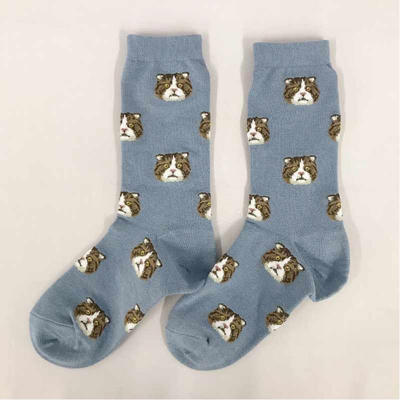 デザインソックス婦人 猫柄【公式】≪1個からお届け≫Can☆Doネット