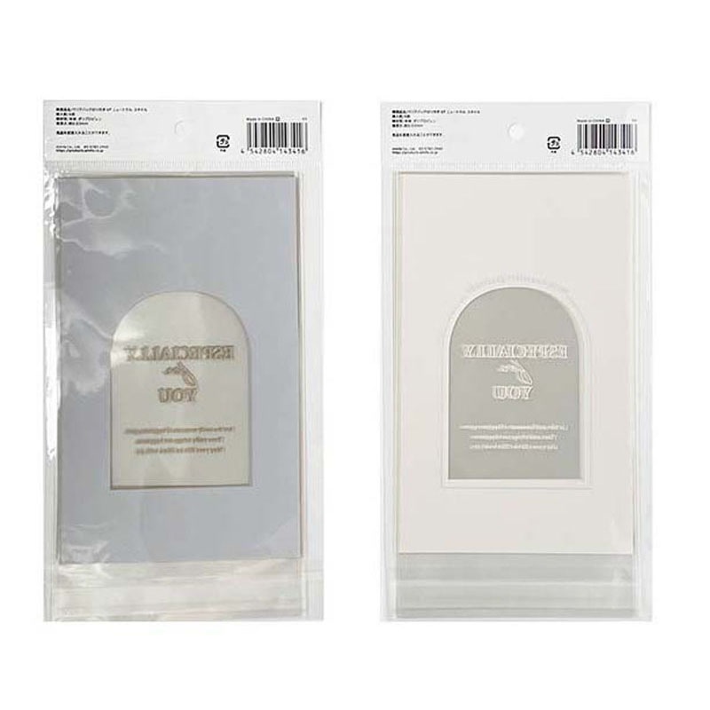 クリアバッグＭのり付き６Ｐ　ニュートラル