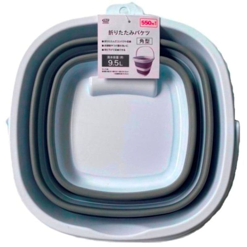 折りたたみバケツ　角型９．５Ｌ