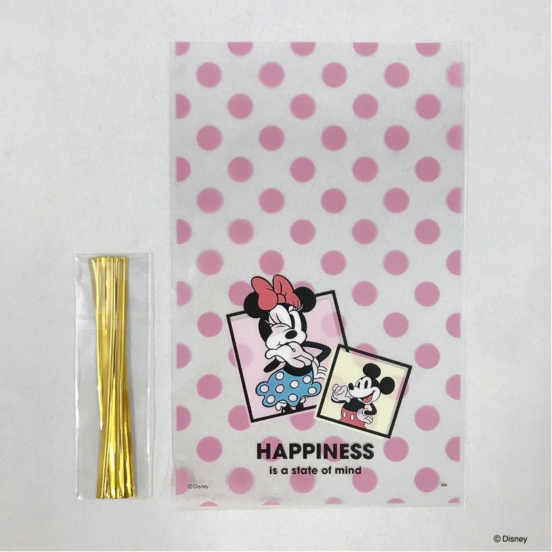 ディズニー／ミニーマウス クリアバッグM8P【公式】≪1個からお