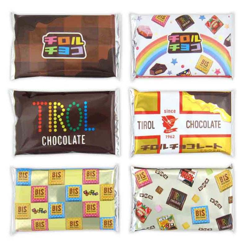 ミニポケットティッシュチロルチョコ　４Ｐ