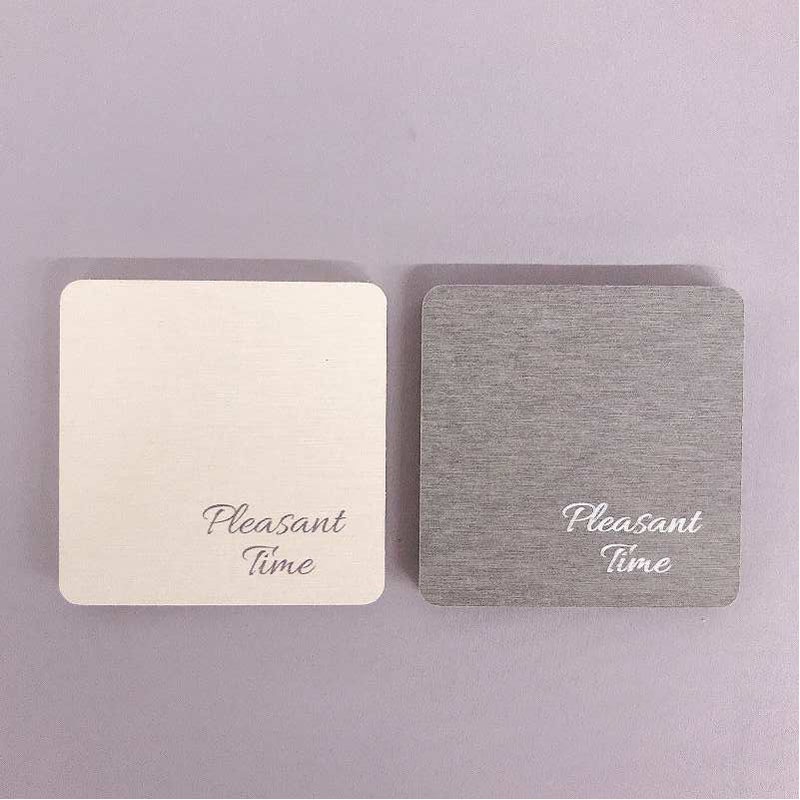 珪藻土洗面コップ置き　ロゴ