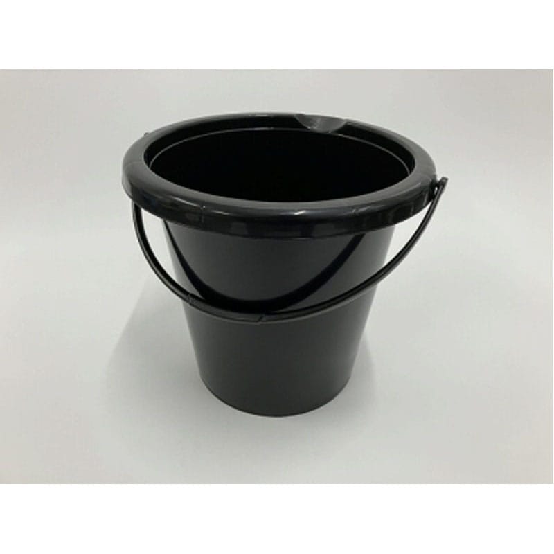 バケツ１０Ｌ注ぎ口付　ブラック