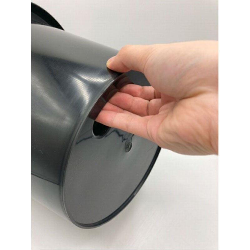 バケツ１０Ｌ注ぎ口付　ブラック