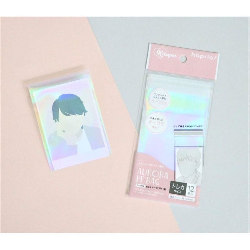 テープ付オーロラＰＰ袋　トレカ用１２枚