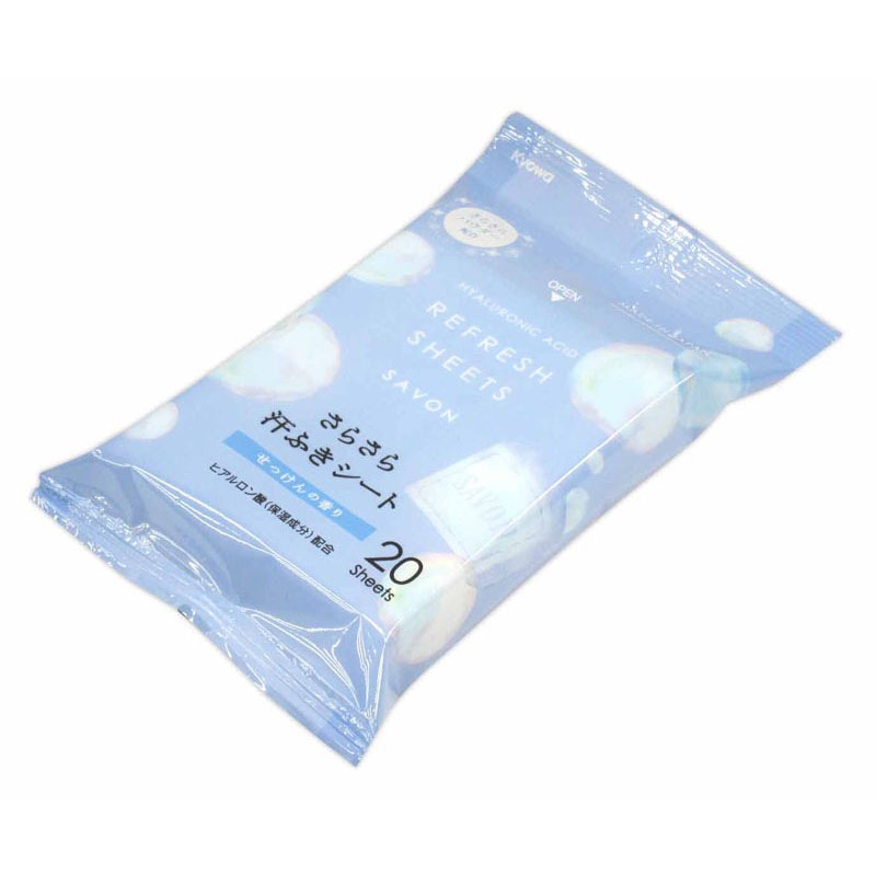 さらさら汗ふきシート せっけん 20枚【公式】≪1個からお届け≫Can