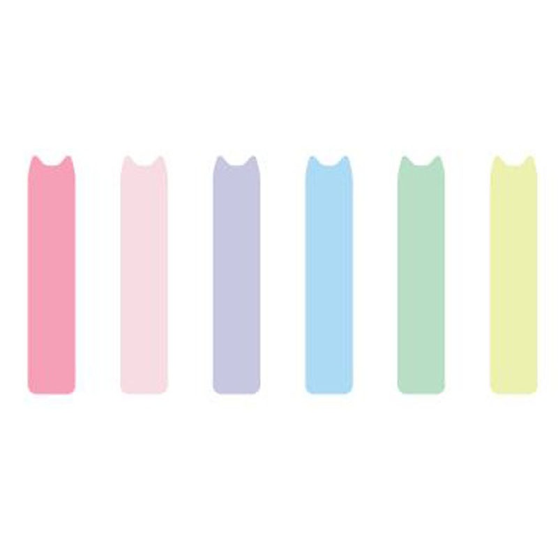 ねこフィルム付箋　２０枚×６組