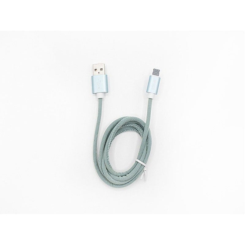 iP用充電ケーブルベロアブルー1M【公式】≪1個からお届け≫Can
