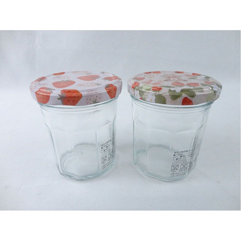 ガラス保存瓶ストロベリー　２００ｍｌ