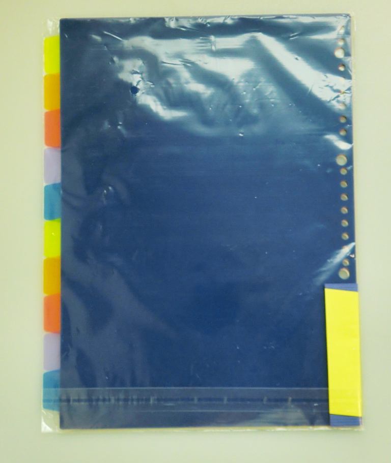 A4 PP製カラーインデックス 10山【公式】≪1個からお届け≫Can