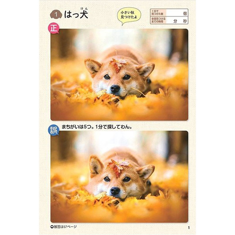 文響社いぬのまちがいさがし　ミニ