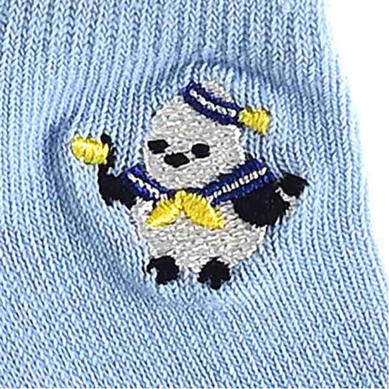 婦人　小鳥刺繍アンクレット
