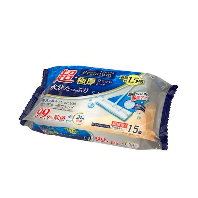 超厚手フローリングウェット　１５枚