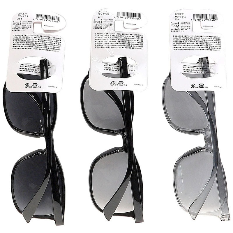 サングラス　スクエア