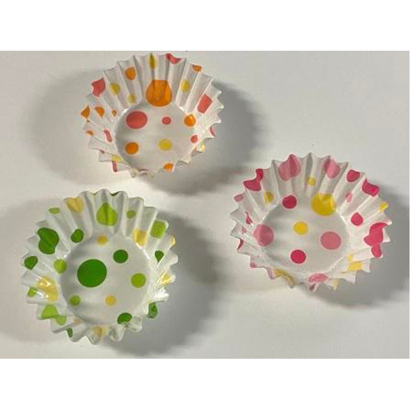 おかずカップ　ドット柄６号６８枚