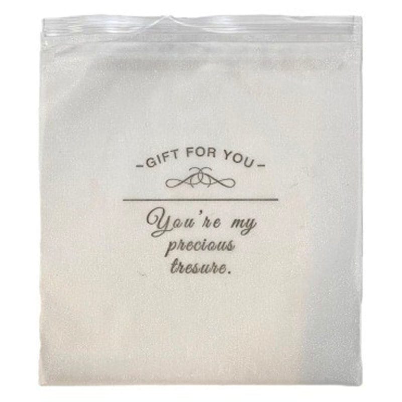 ジッパーバッグ　Ｌ　３枚入　ロゴ柄