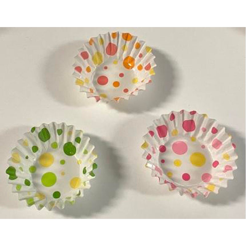 おかずカップ　ドット柄８号５６枚