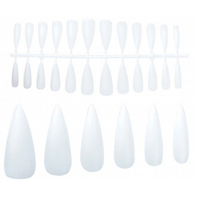 薄型ネイルチップ　スティレットヒール