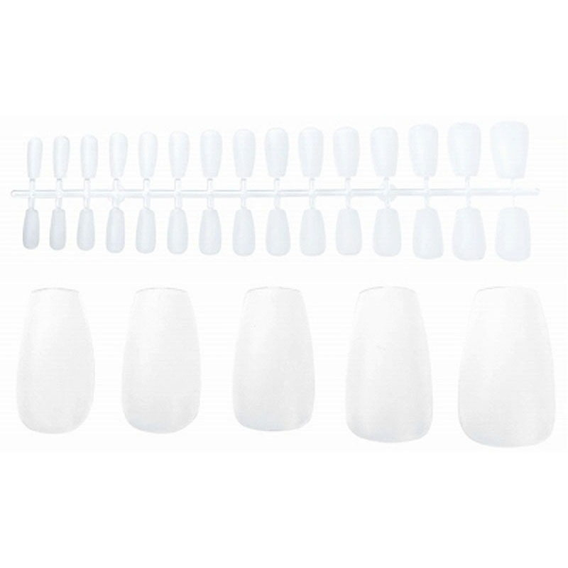 薄型ネイルチップ　バレリーナ