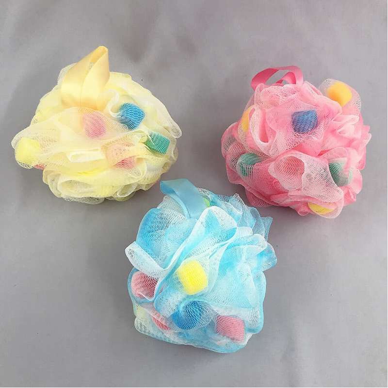 スポンジ入りメッシュボール　ハート