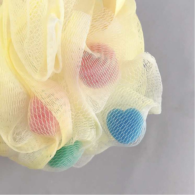 スポンジ入りメッシュボール　ハート