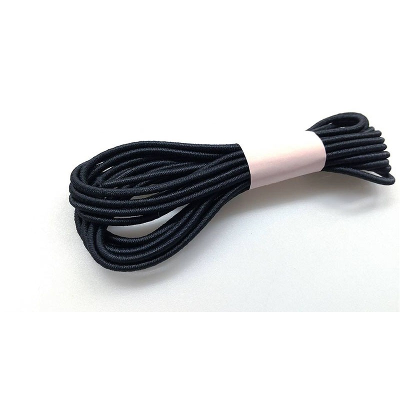 ソフト５本丸ゴム（黒）　３．５Ｍ