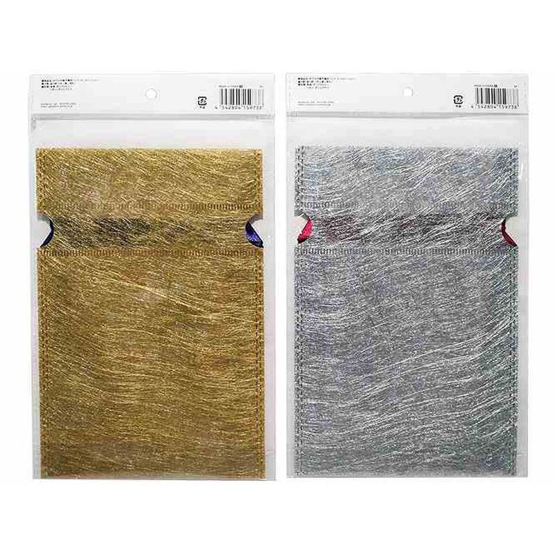 ダブル巾着不織布バッグ　Ｓ　金銀