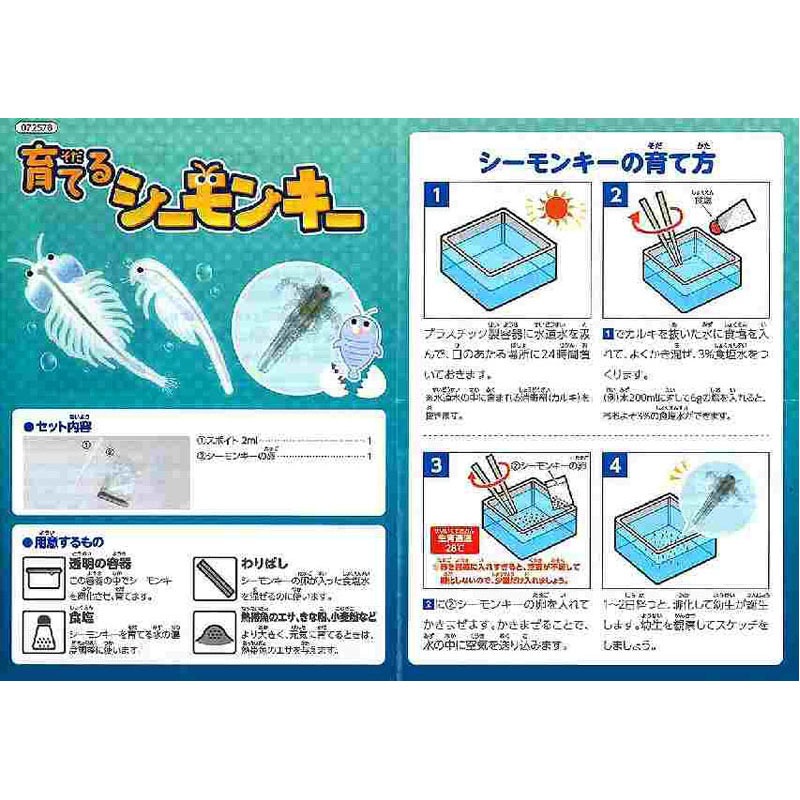育てるシーモンキー