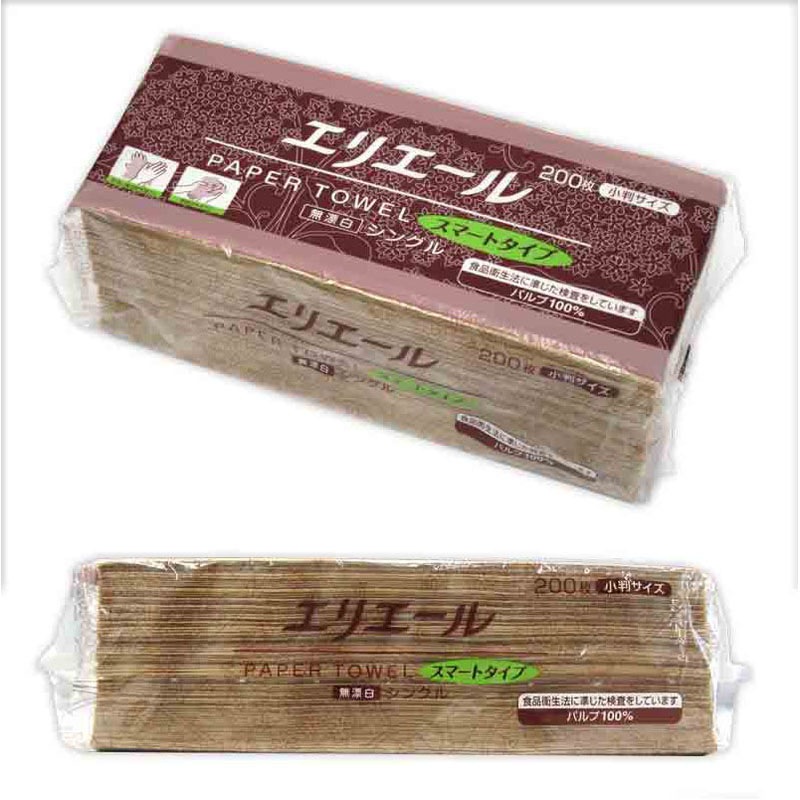 ペーパータオル無漂白Ｓ　２００枚