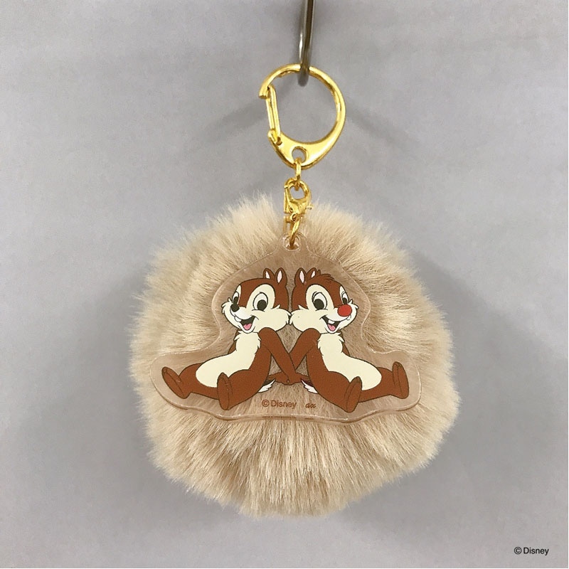 数量限定】ディズニー／チップ＆デール ファーキーホルダー【公式