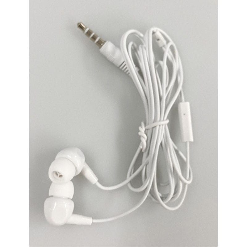 こども用イヤホンマイク付　ホワイト