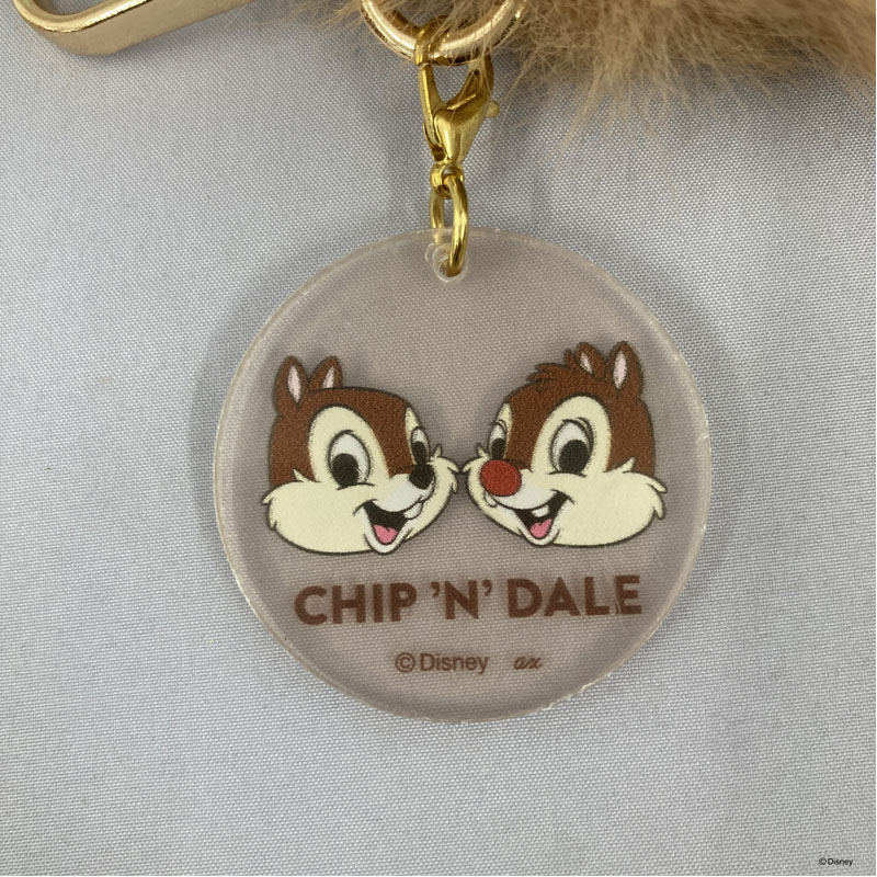 【数量限定】ディズニー／チップ＆デール　ファーハンドストラップ