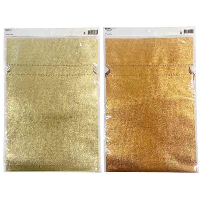 不織布巾着バッグ　Ｌ　ゴールド・コッパー