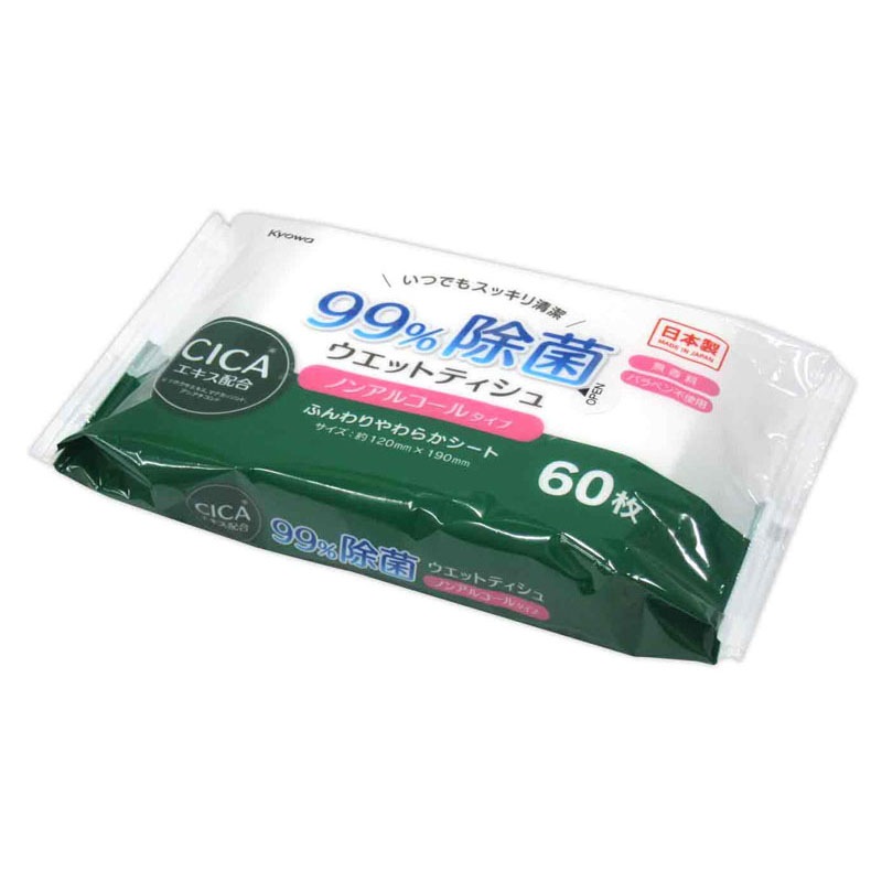 ９９％除菌ノンアルＣＩＣＡ配合　６０枚