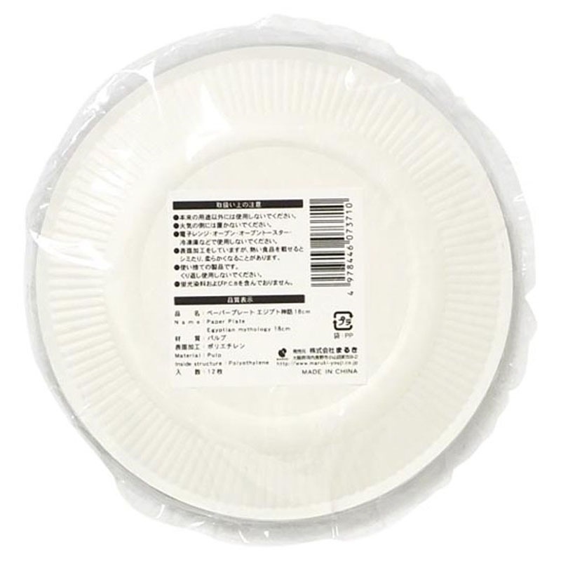 ＥＭ）ペーパープレート１８ＣＭ１２枚