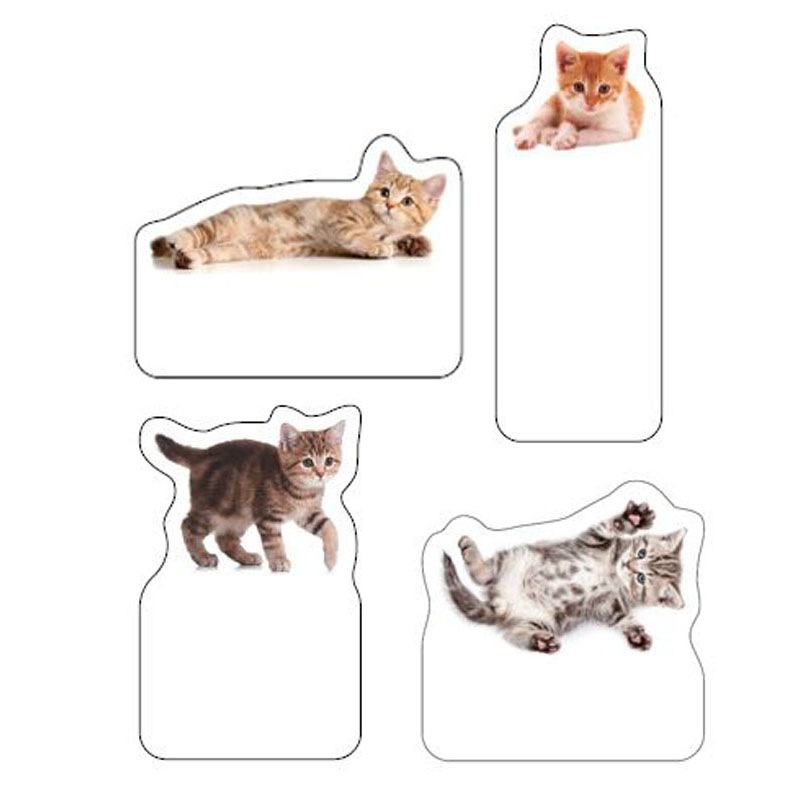 書けるフィルム猫付箋　４種×２０枚