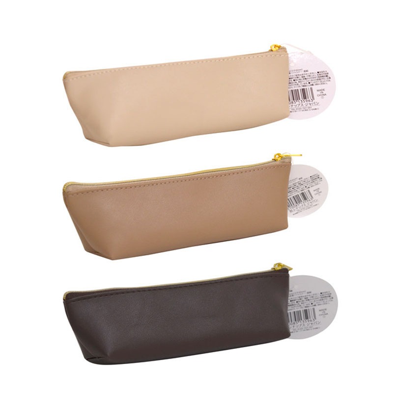 マチ付き合皮ペンケース 英字ロゴ【公式】≪1個からお届け≫Can☆Do