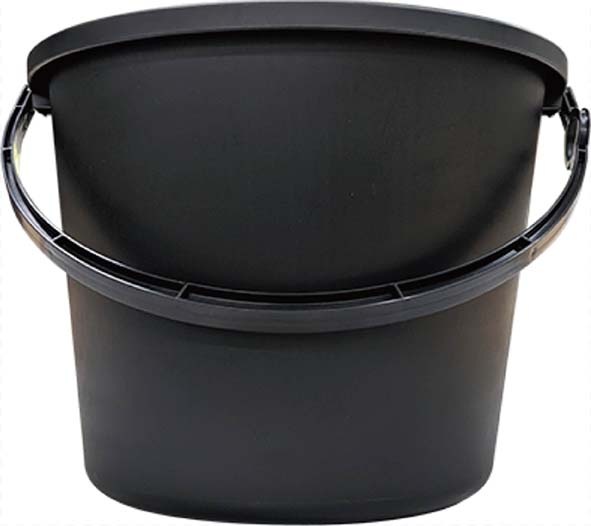 バケツ　ブラック　１０Ｌ