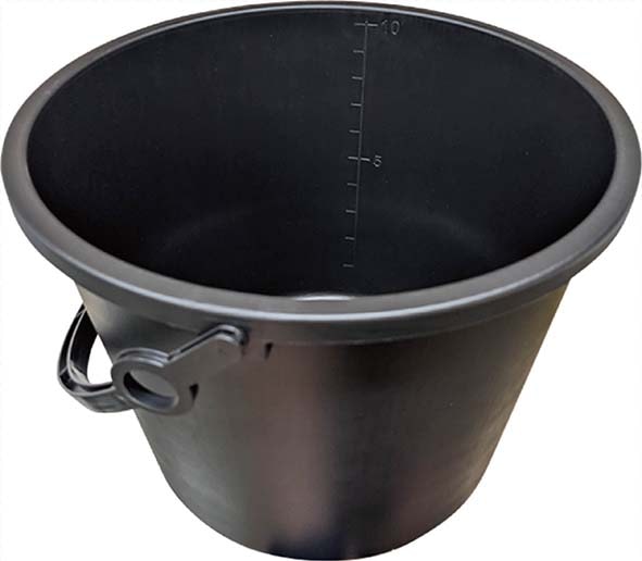 バケツ　ブラック　１０Ｌ