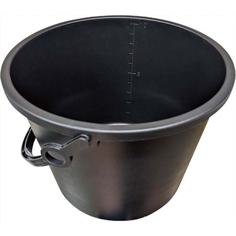 バケツ　ブラック　１０Ｌ