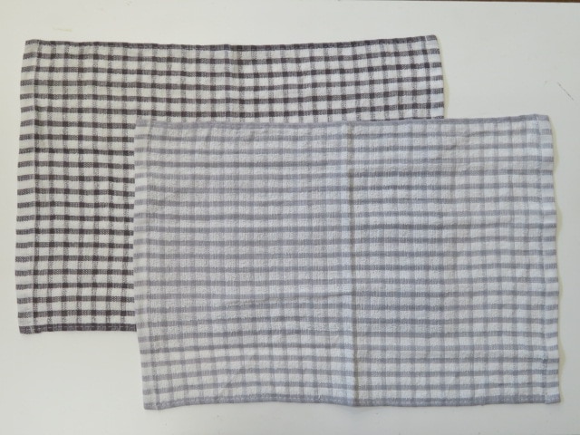 キッチンワッフルクロス　モノトーン２枚入